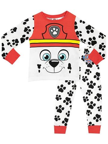 Pyjama Long Officiel Pat'Patrouille - Motifs Chase Et Marshall - Pour Bébé Fille Ou Garçon - Neuf Avec étiquettes