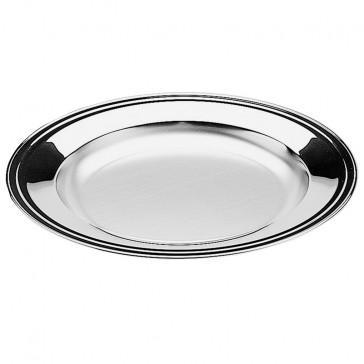 Plat ovale en inox massif - Guy Degrenne - Label Emmaüs