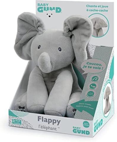 FLAPPY L'??L??PHANT �?? GUND �?? Peluche Interactive pour B?�b?� �?? Bouge, | Kadolog
