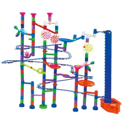 Learning Resources Circuits De Billes STEM Explorers, Jouet Pédagogique STEM, Construction De Circuits De Billes Pour Les Enfants De 5 Ans, Les Pièces De Circuit Adhèrent Aux Murs Et Aux Fenêtres, 5