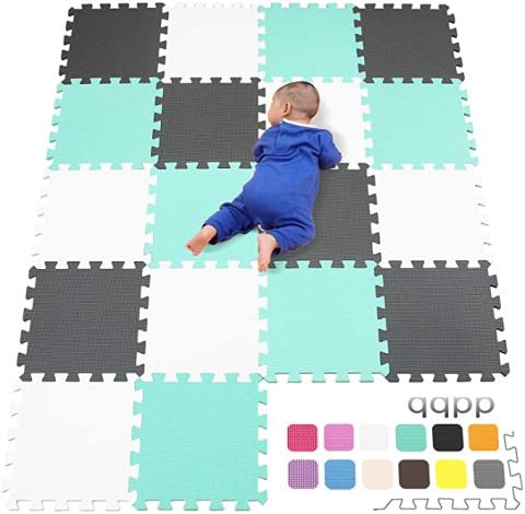 qqpp EVA Puzzle Tapis Mousse Bebe - Idéal pour Les Tapis De Jeux