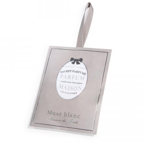 Sachet parfumé musc blanc Médaillon