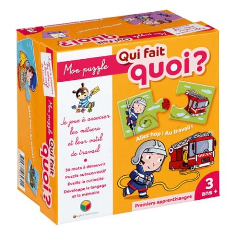 Mon puzzle : Qui fait quoi ? Oxybul pour enfant de 3 ans à 5 ans - Oxybul